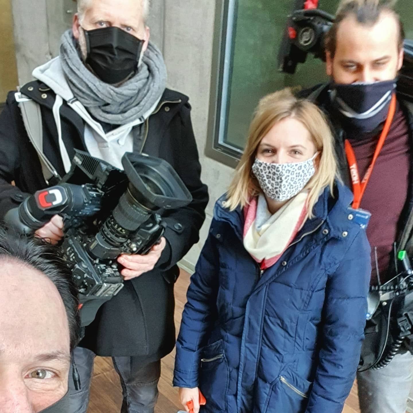 Überraschung, heute wartete im tschechischen Rundfunk anstelle der Produzentin (k…