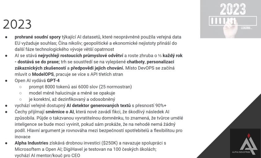 Co nás čeká v oblasti AI tento rok?