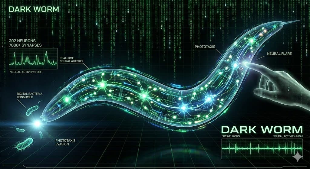 🧬 DARK WORM aneb Když si takhle o víkendu vytvoříte svého digitálního červa