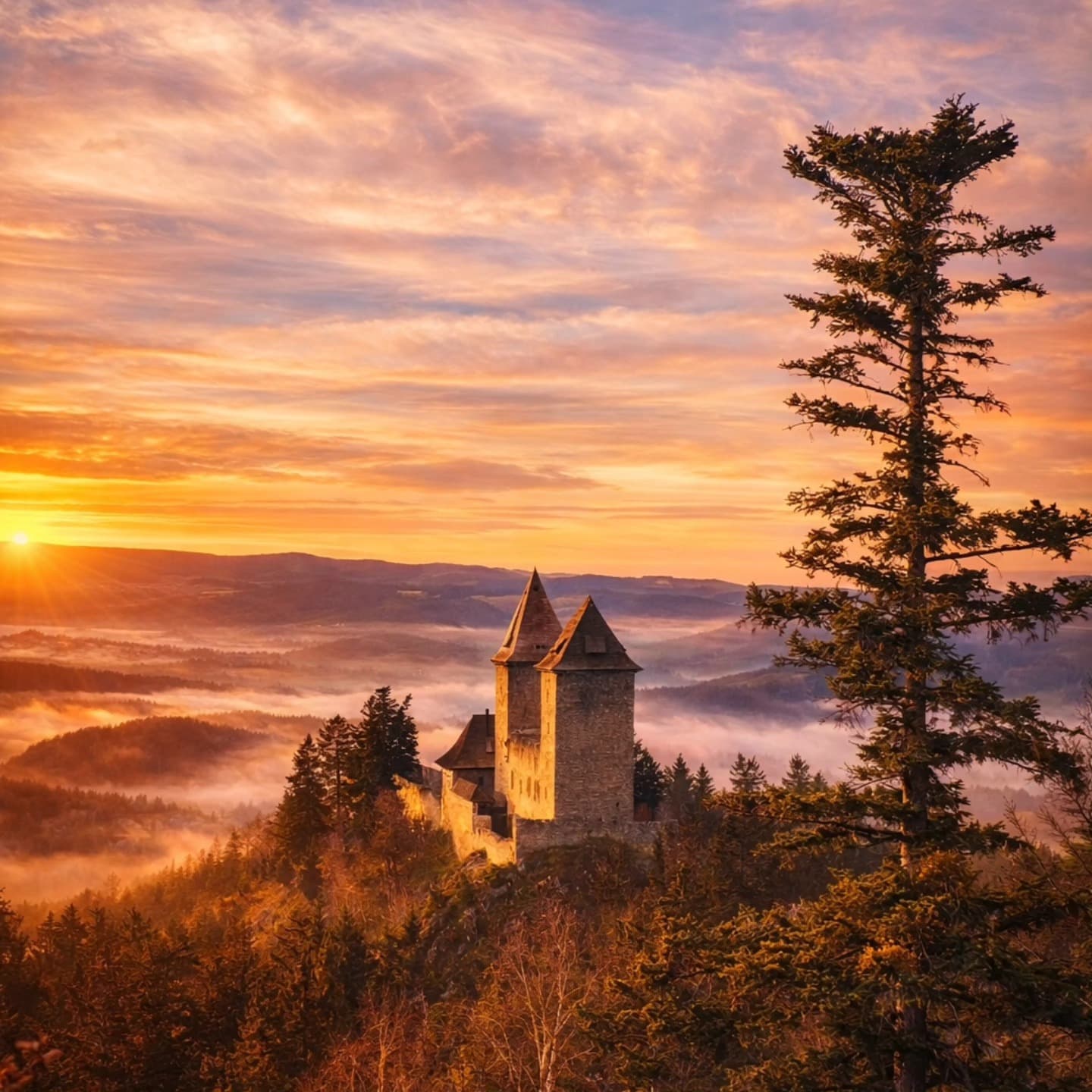 🌄Šumava in Detail – Stone, Glass, Mist, and Time