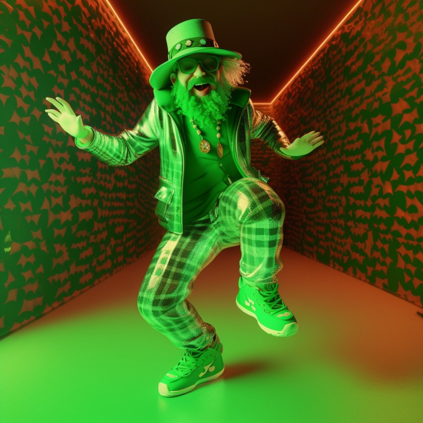 🍀🎶 Šťastný Den svatého Patrika od umělé inteligence! 🎶🍀