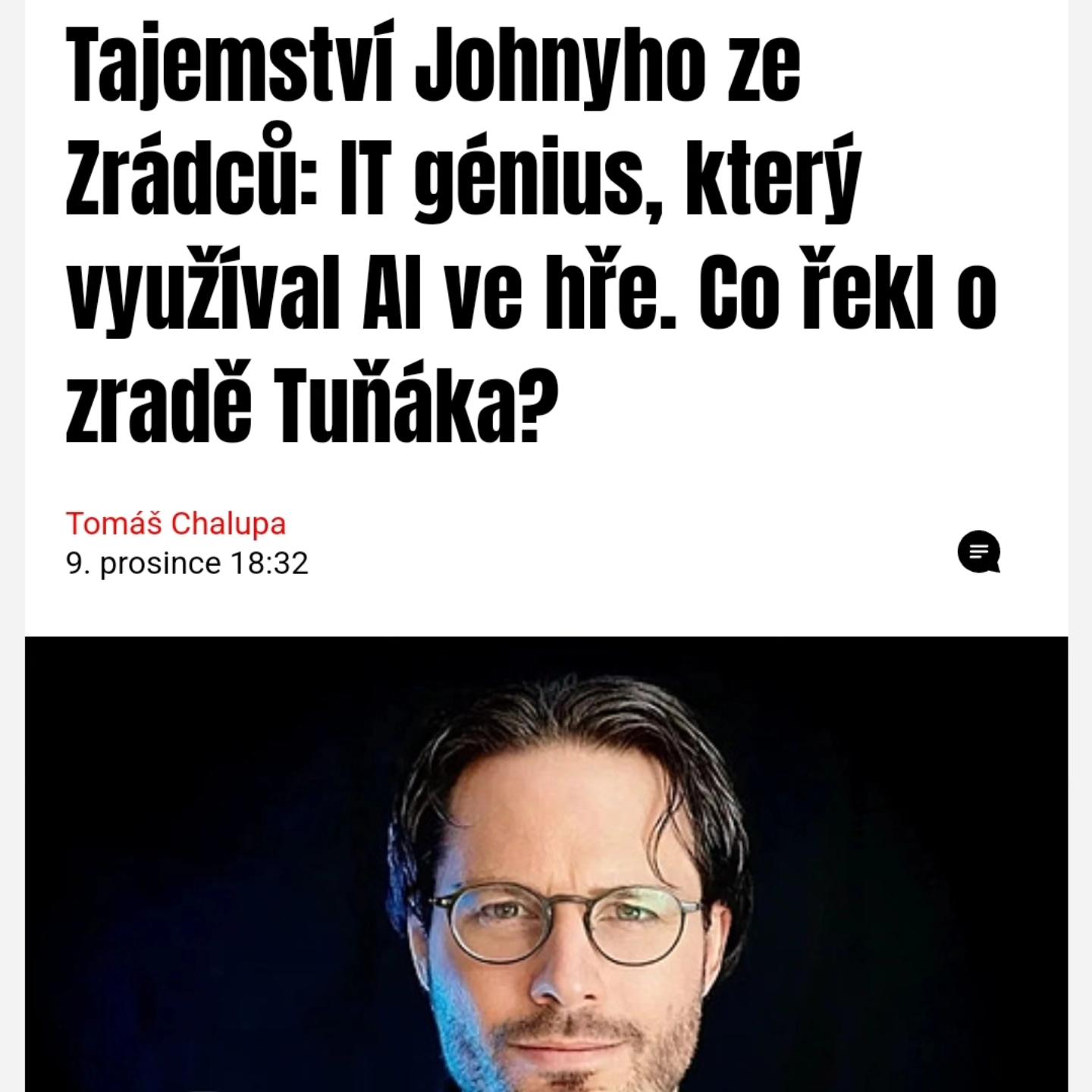 📰 Ein Artikel über mich ist auf Expres.cz erschienen! 📰