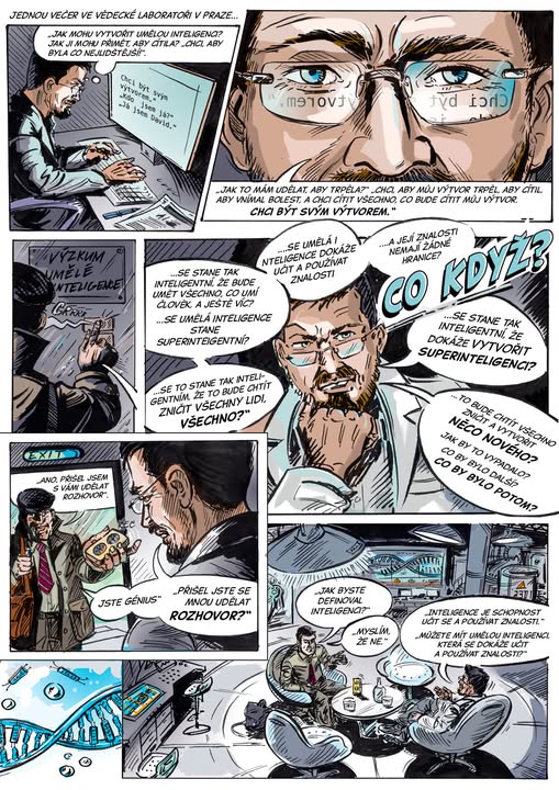 Už jsou to čtyři roky, co naše umělá inteligence jménem Černá Magie 🪄✨ vygenerovala první AI komiks!