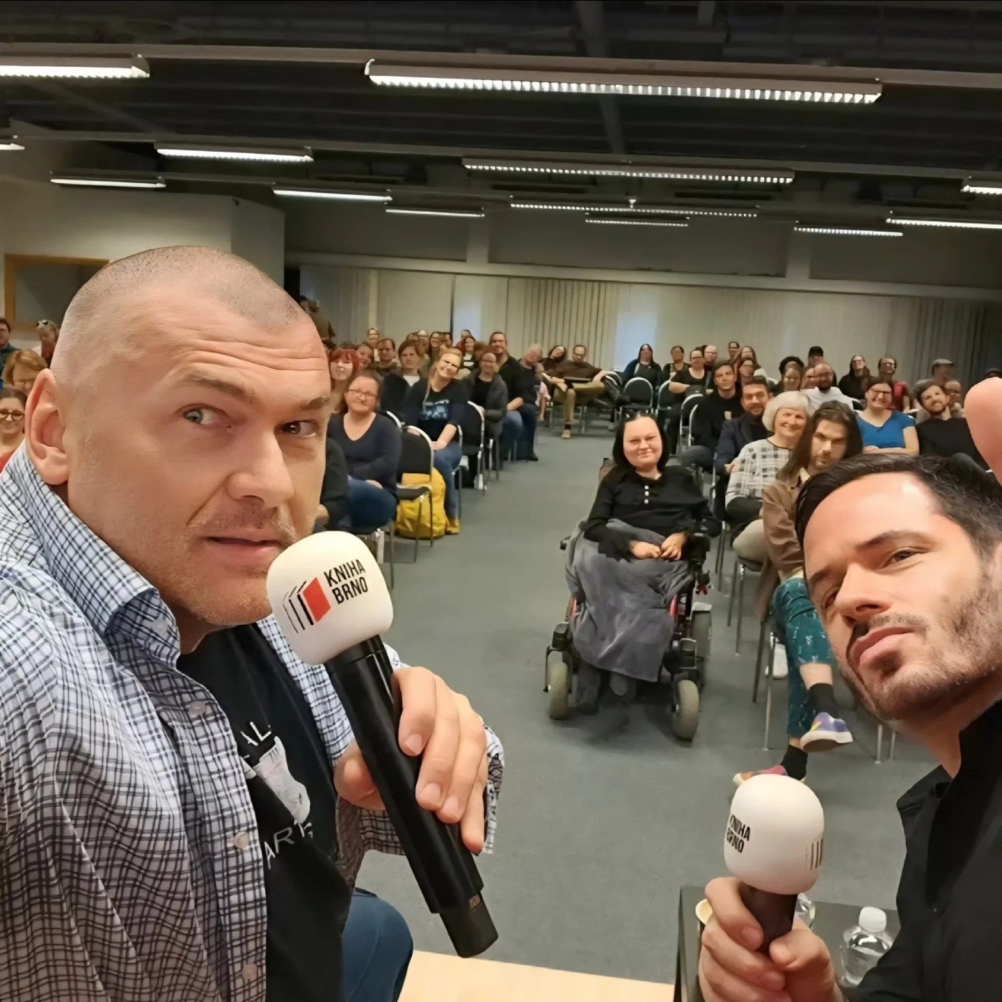📚✨ Today I was at the book fair in Brno and had a great panel discussion with…
