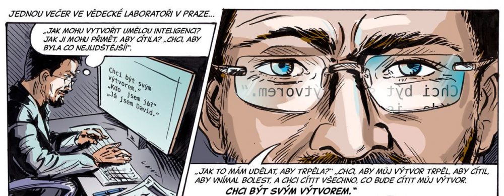 Druhá část komiksu „Paradox“