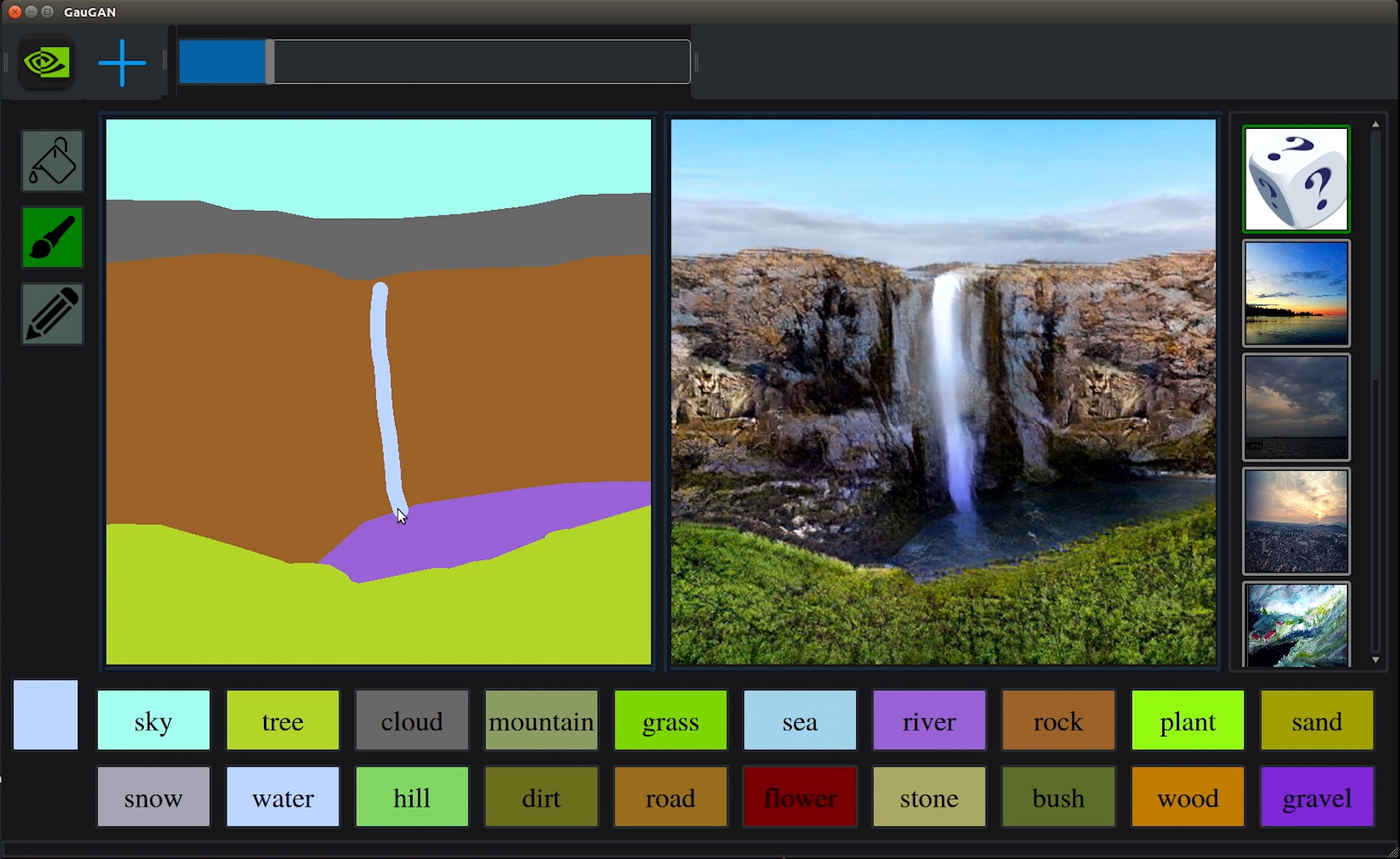 Nvidia has created a new AI application that can transform a primitive sketch into an amazing photorealistic masterpiece!