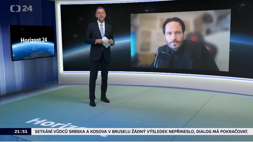 Live Interview for the Horizont Programme on ČT24