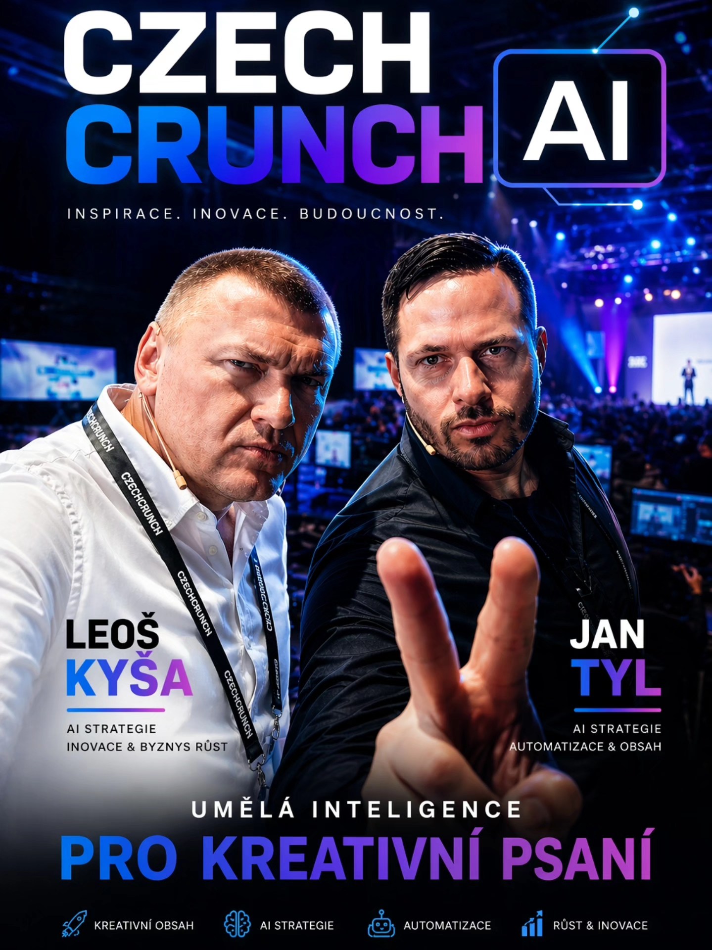 AI a budúcnosť písania: znamená to koniec spisovateľov? (CzechCrunch AI, Future Stage)