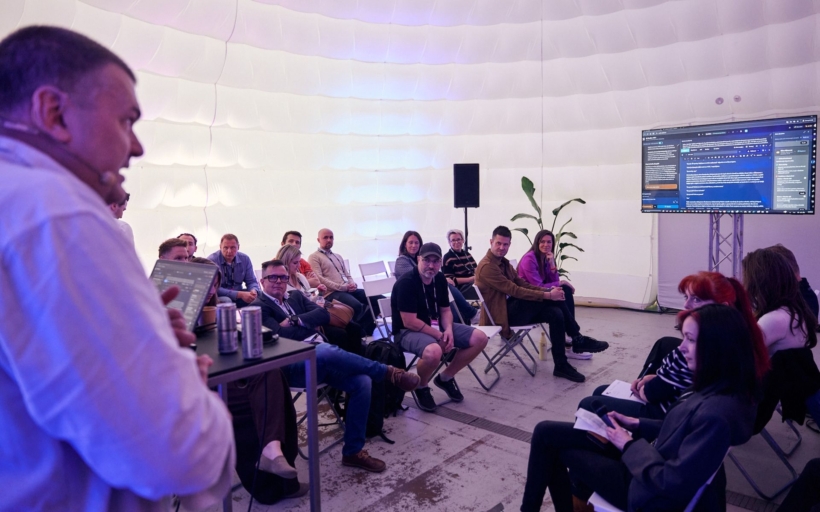 Leoš Kyša a Jan Tyl na konferenci CzechCrunch Future. Foto: Thomas Habr / CzechCrunch