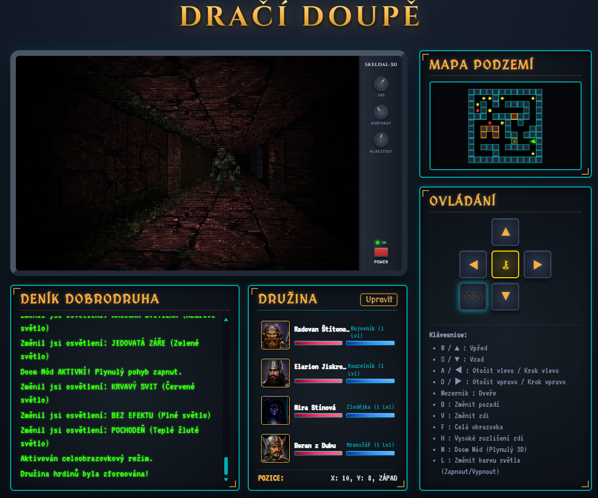 Dračí brloh v Antigravity: keď si človek za večer postaví vlastný dungeon