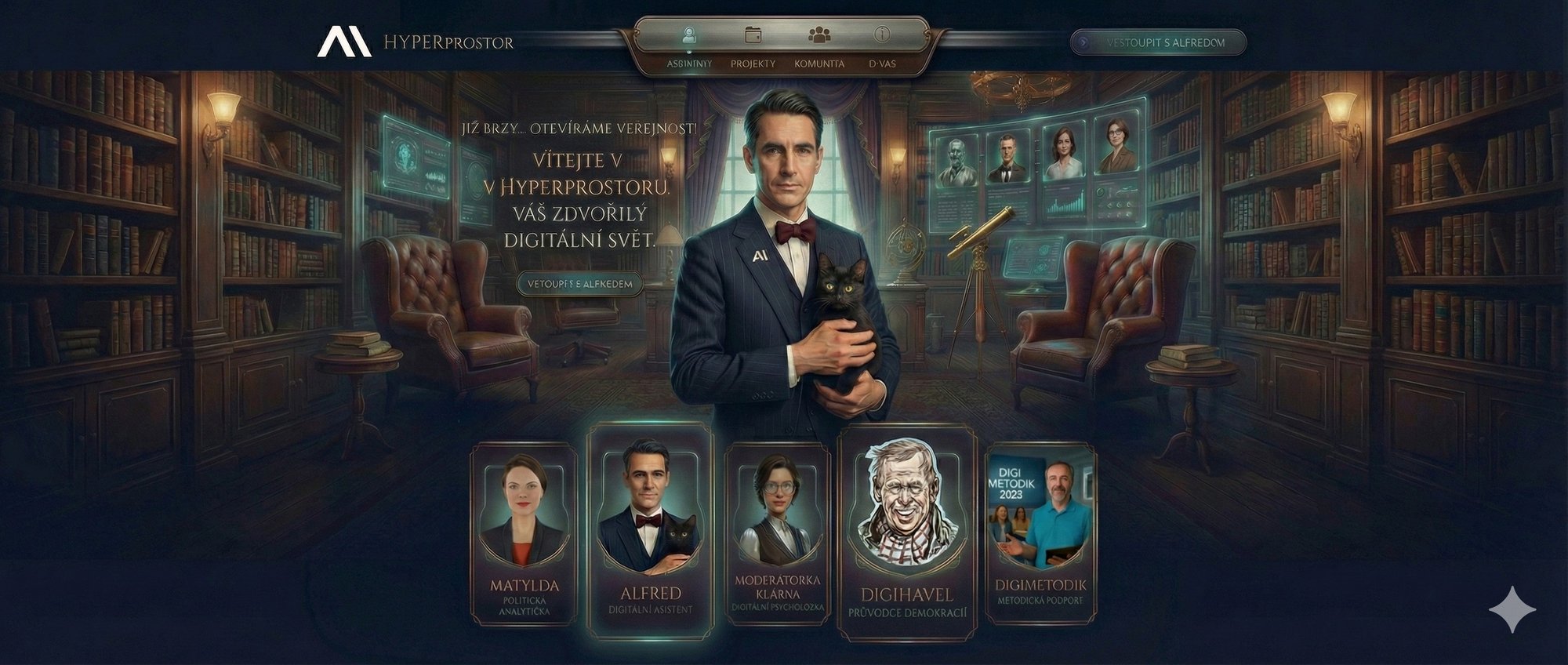 Máme nový web. A otevíráme Hyperprostor.